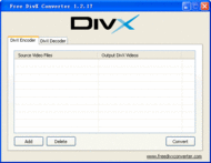 Free DivX Converter screenshot